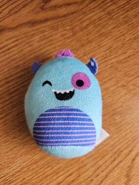 4/$10 Squishmallows Rorty Mini Monster Plush Toy 2.5 Inch Blue Mcdonalds